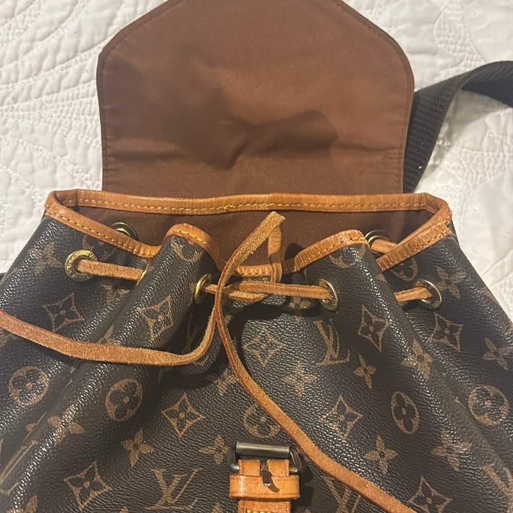 Vintage Louis Vuitton Brown Monogram MM Backpack - Picture 7 of 15